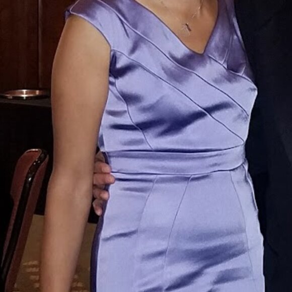 Jax Lavender Satin Cocktail sheath - Picture 4 of 6